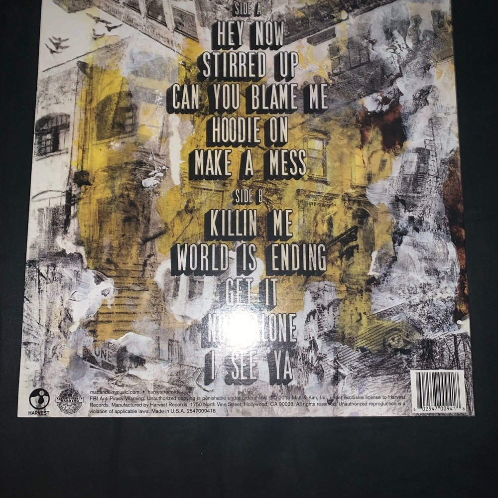 Mat&Kim Vinyl - Picture 2 of 2